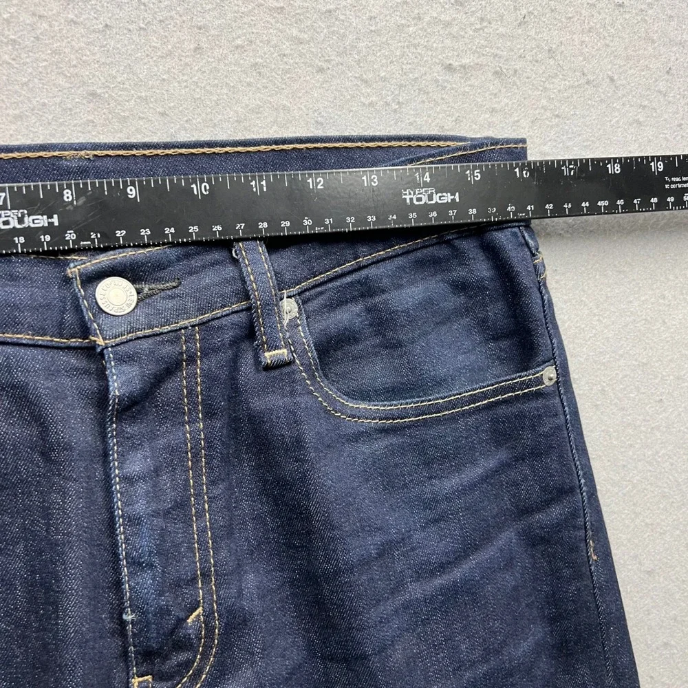 Levis 512 Slim Taper Jean Mens W32 L32 Dark Indigo Blue Stretch Denim 28833-0025